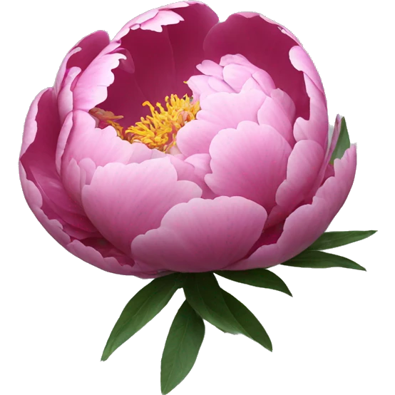 Peony opening  emoji