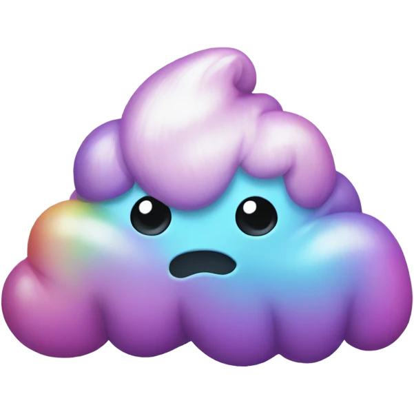 Unicorn rainbow poo  emoji