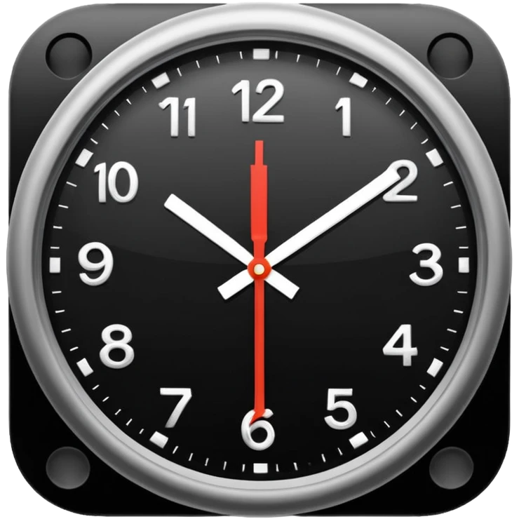 12:00 on the clock emoji