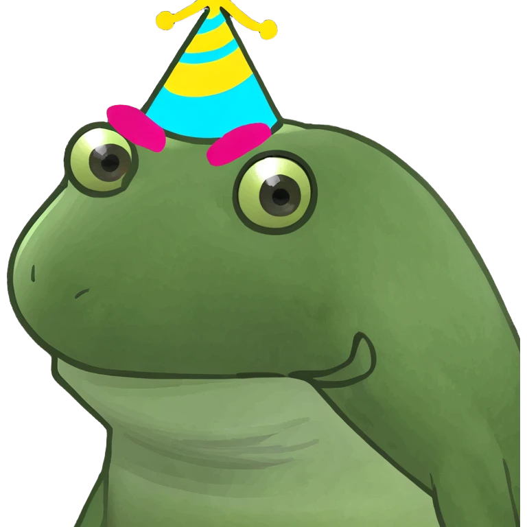 Butterfly birthday cake emoji