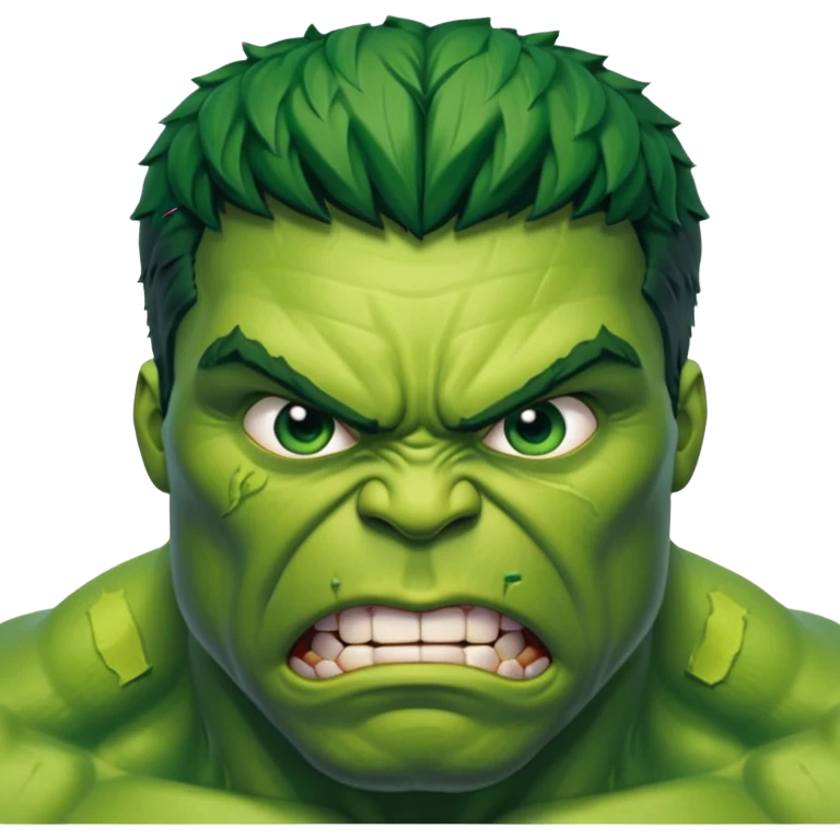 A Hulk emoji