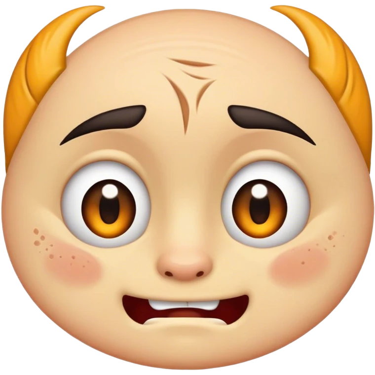 Silly Scar on forehead emoji