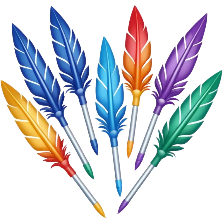 cible fléchette de différente couleur emoji