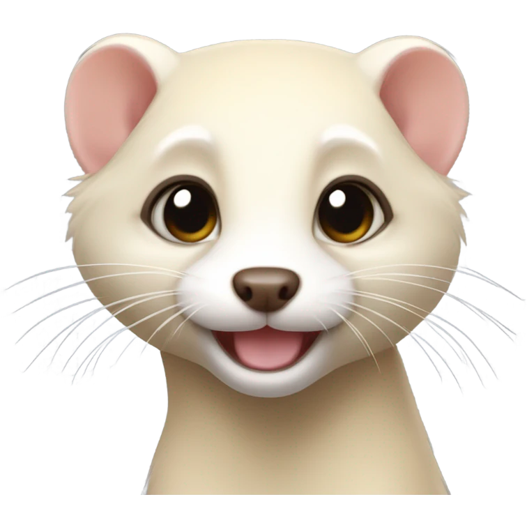 Light ferret emoji