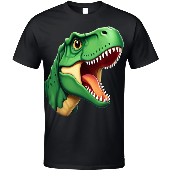 T. rex t shirt  emoji