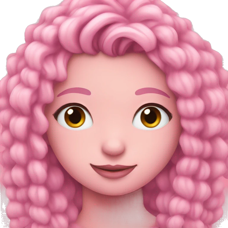 Pink hart emoji