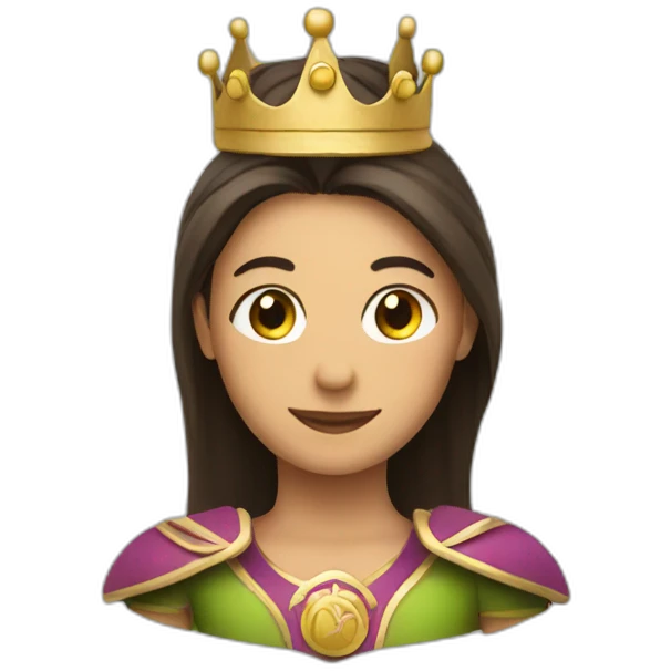 A rider wearing crown  emoji