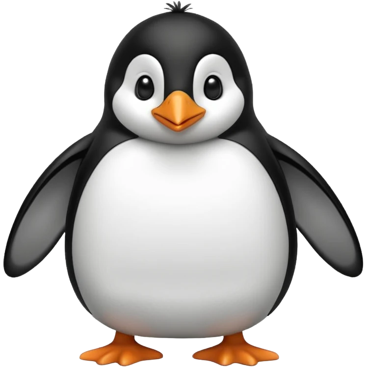 Linux Kernel Mascot Tux emoji