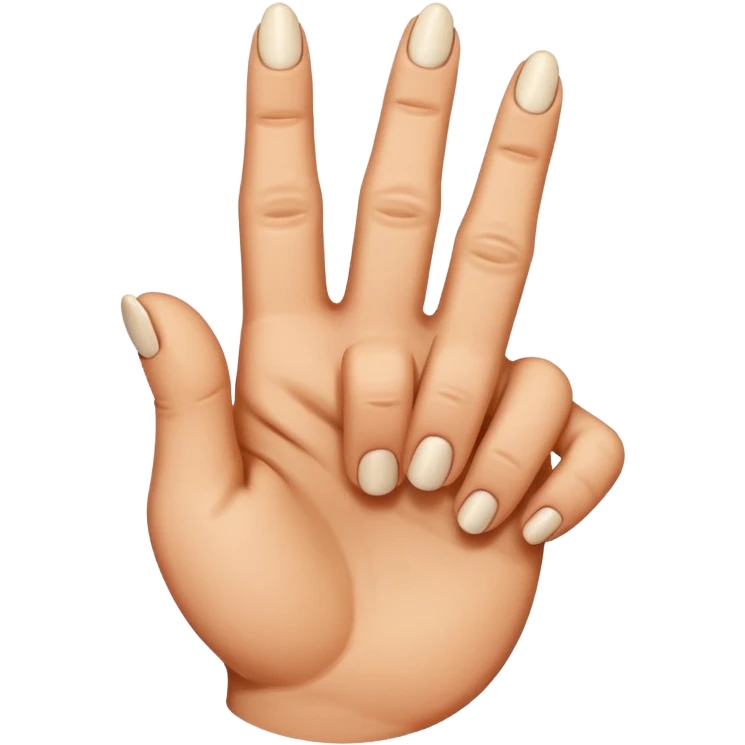 Orta parmak. ile nah çekmek  emoji