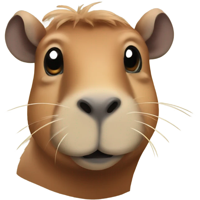 Capibara cute emoji