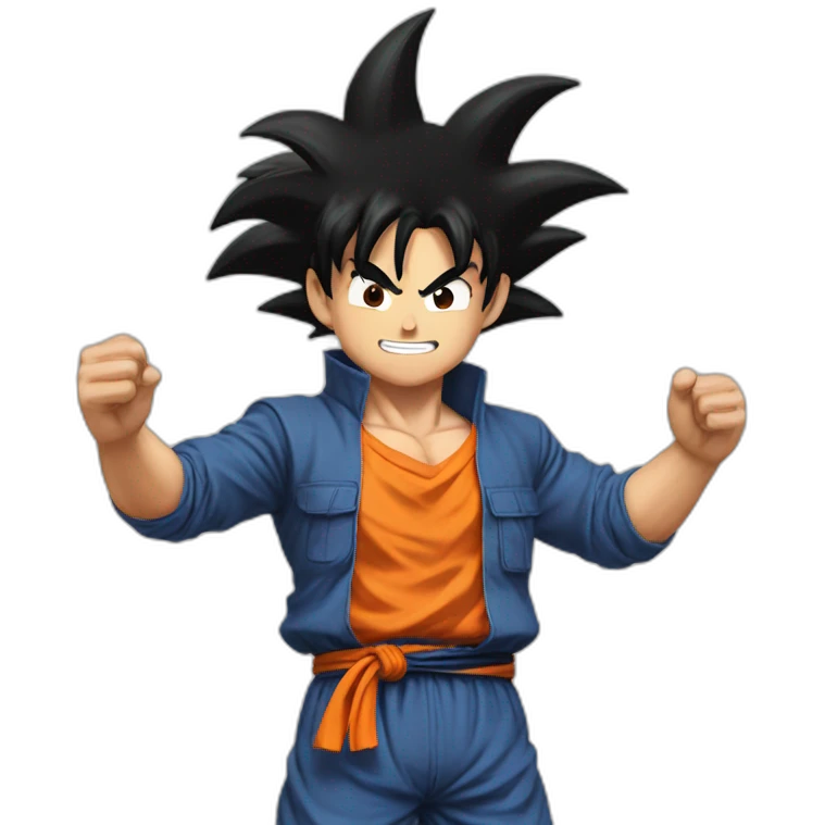 does goku clean nuts? emoji