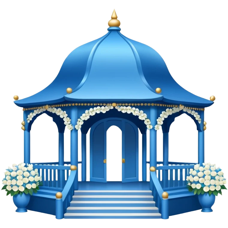 blue wedding pavillion emoji