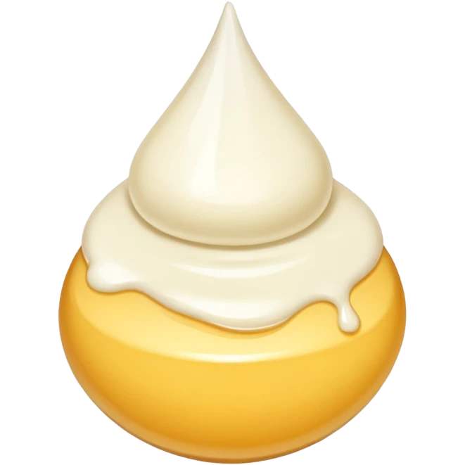 a drop of cream emoji