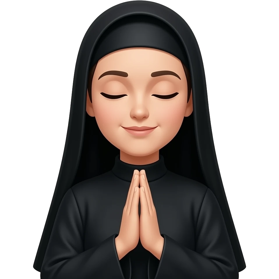 The wonen pray black emoji