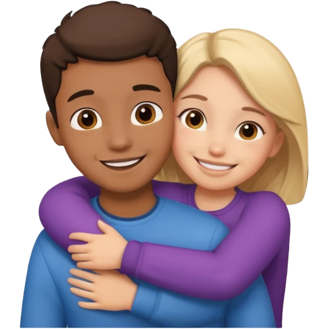Love mod boy and girl emoji