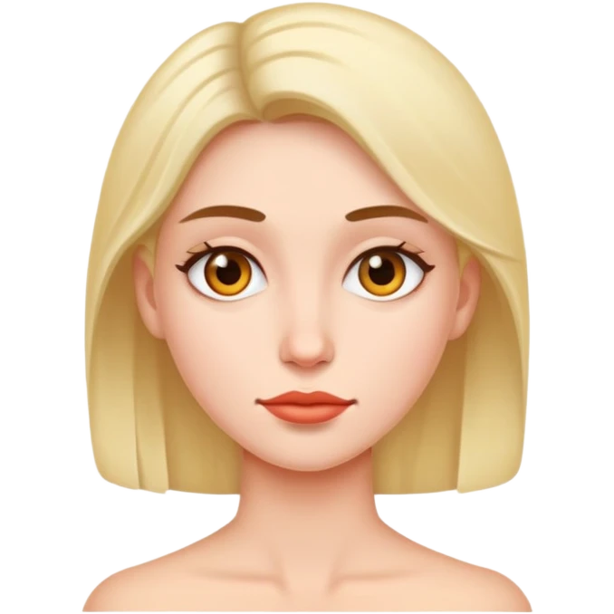 Woman without  anything  emoji