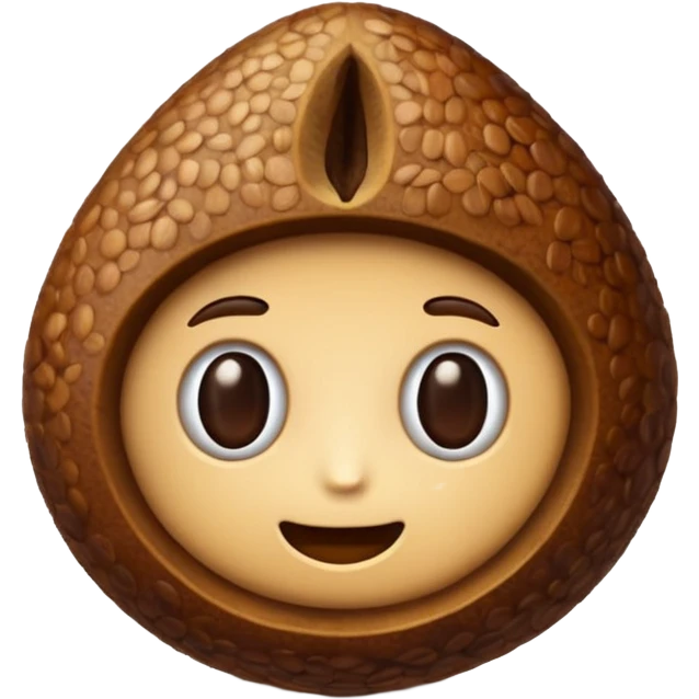 one piece of coffee seed emoji
