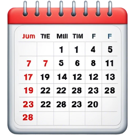 Calendar emoji