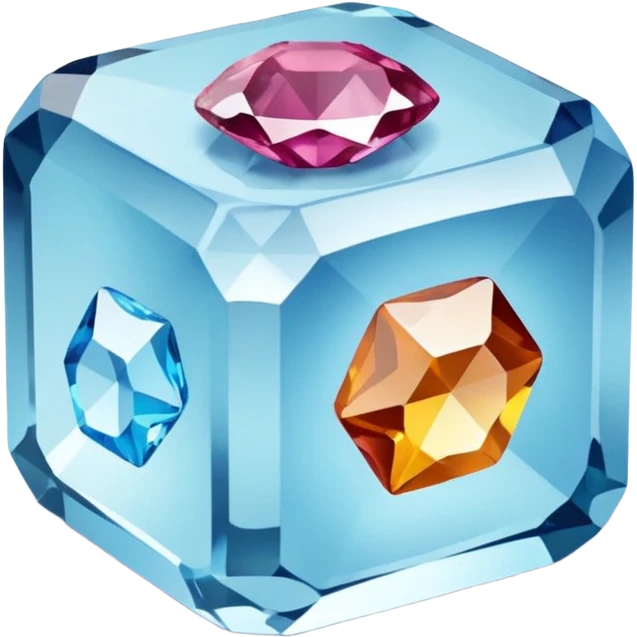 Swarovski Crystal baby blocks emoji
