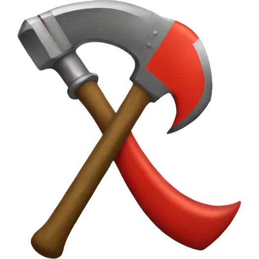 soviet union with the sickle and hammer emoji