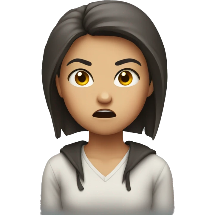 Angry girl  emoji