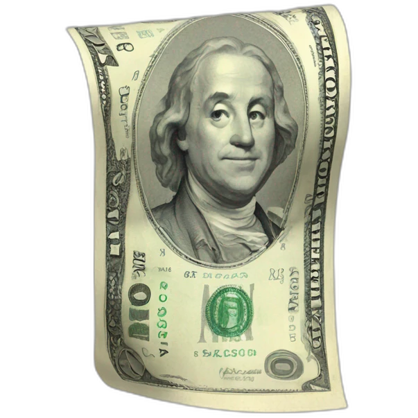 a feedback with a banknote emoji