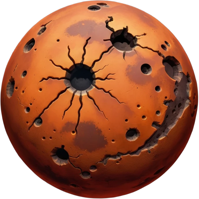 mars planet emoji