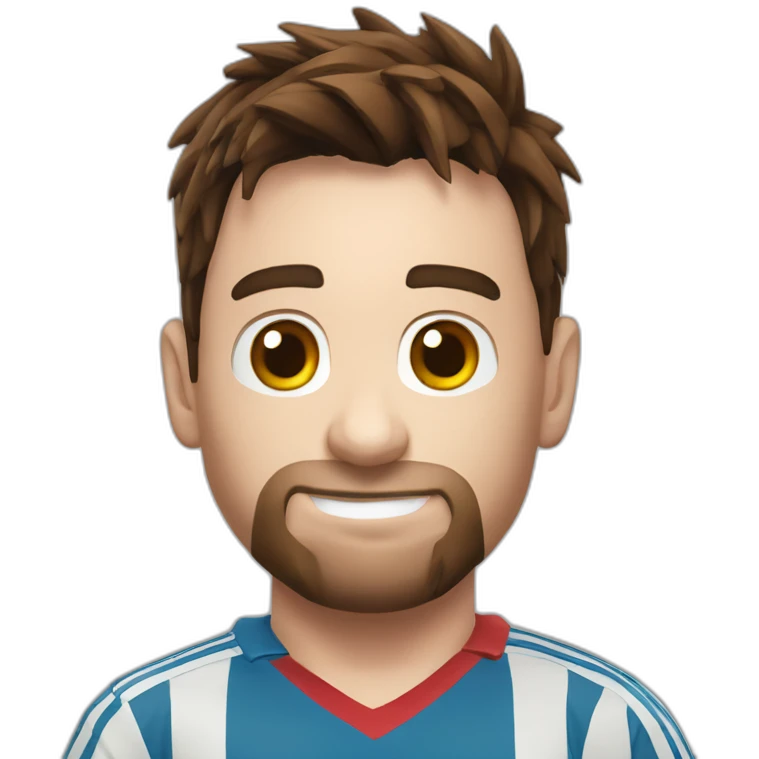 Messi qui fait du bowling emoji