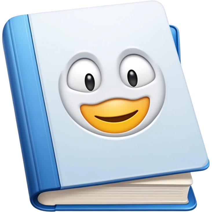 Open a new book emoji