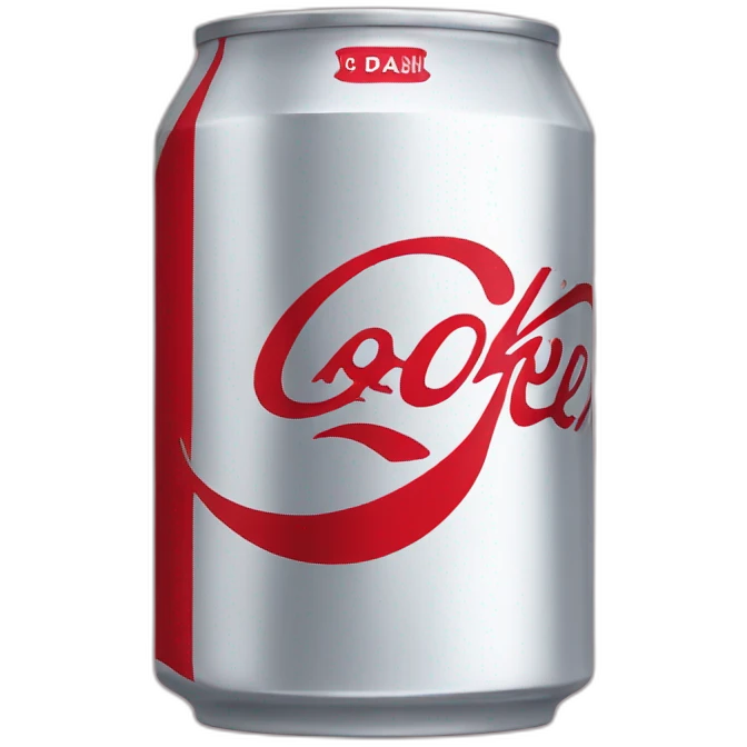 Diet Coke can emoji