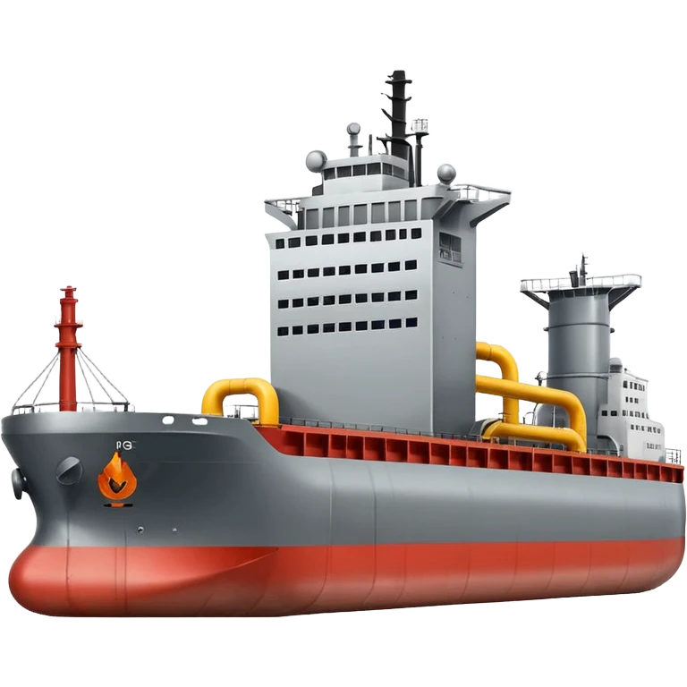 oil tanker side view emoji