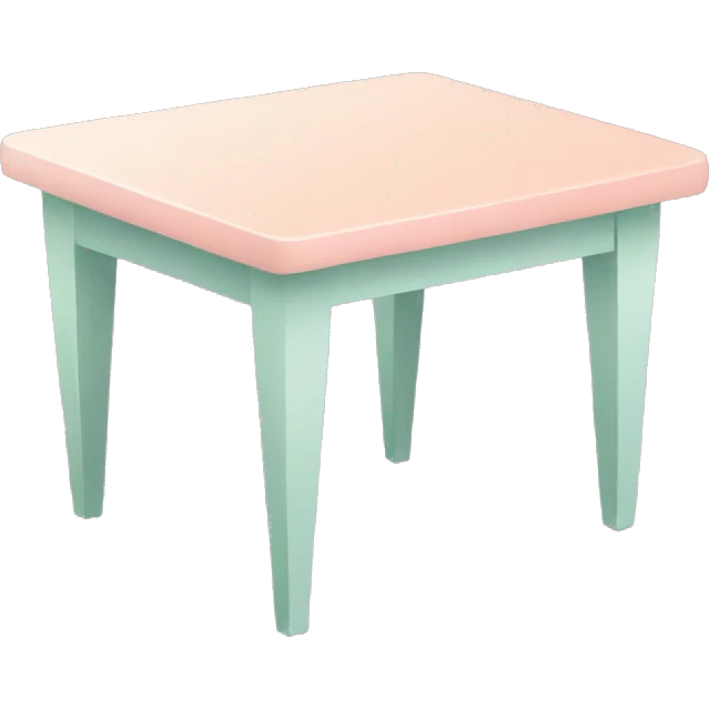 Pastel table  emoji