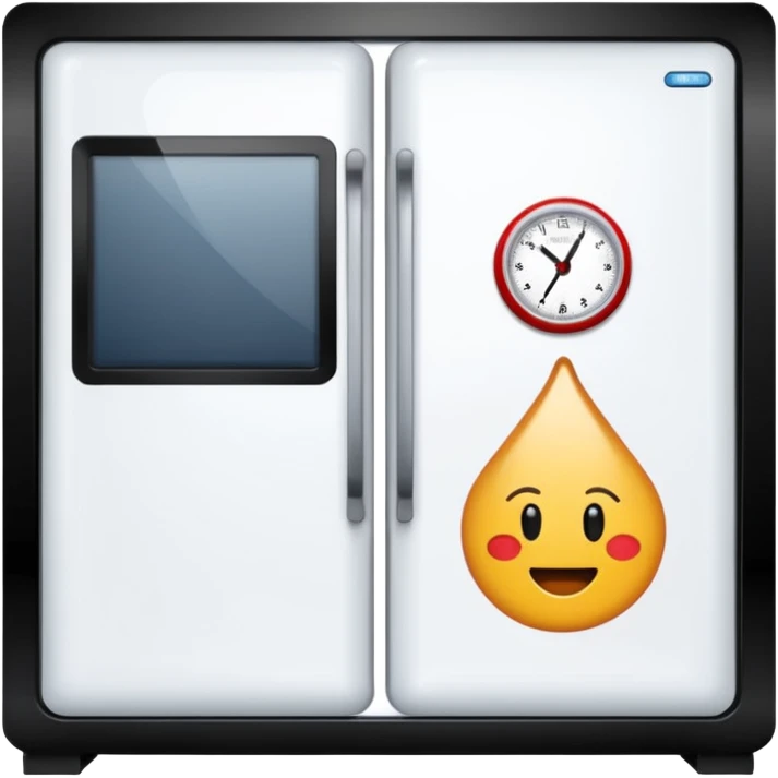  fridge Cold Temperature Alarm Alert fridge emoji