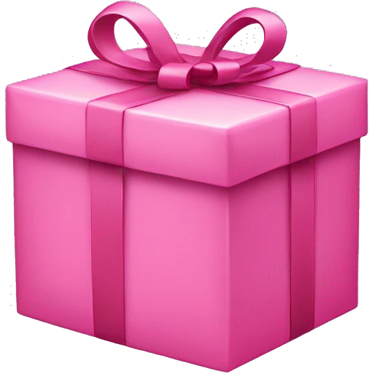 Pink present emoji