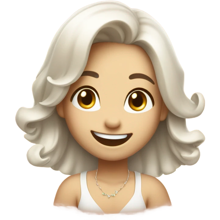A happy Lillie emoji