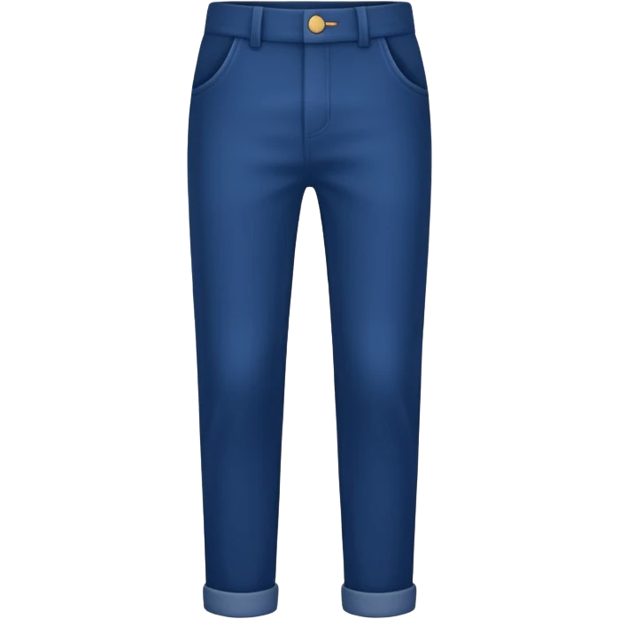 plain isolated dark blue pants emoji