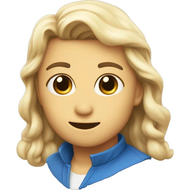 alieno blu. l’alieno ha il viso a forma di cuore. emoji