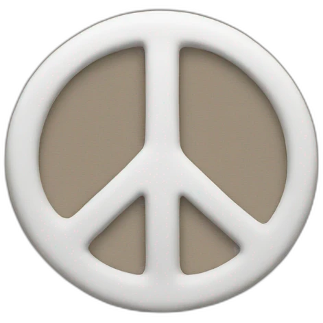 Peace but oppise side emoji