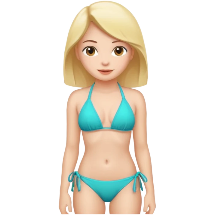 Bikini girl emoji