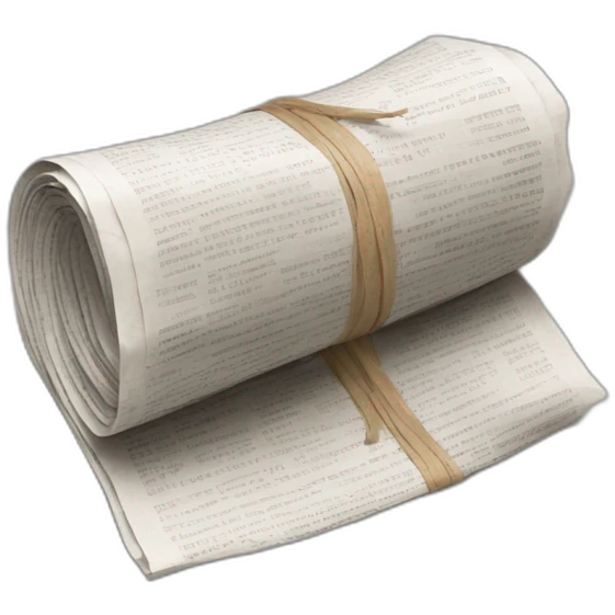 newpaper bundle emoji