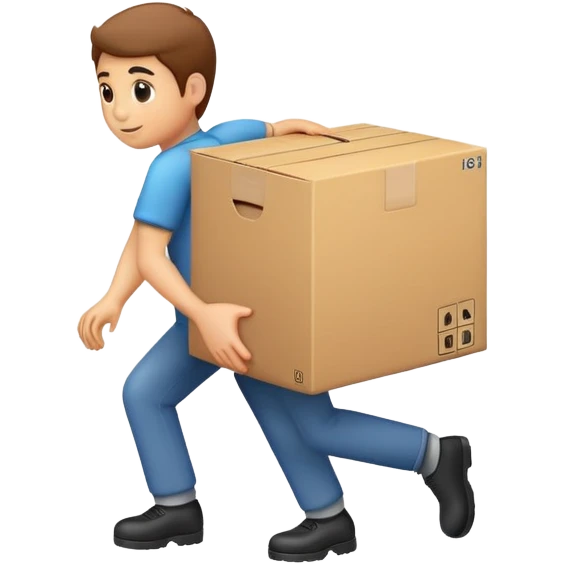 moving the box emoji