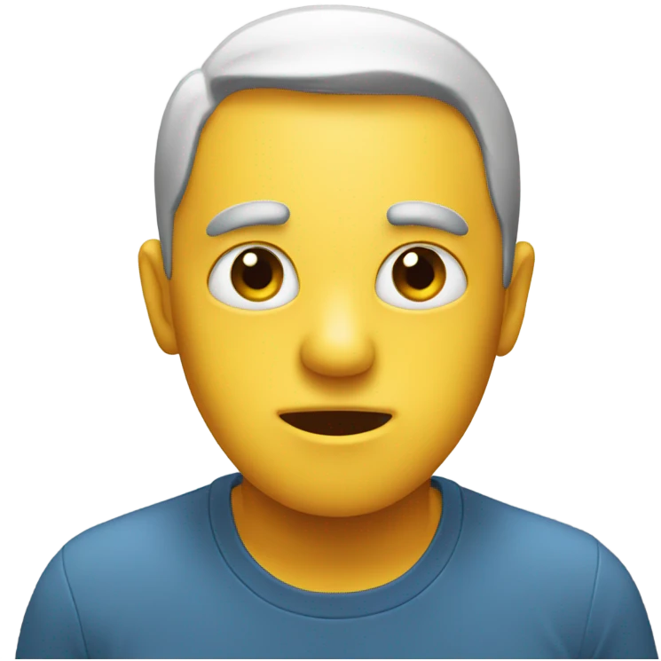 Emoji with eyes pointing to the right emoji
