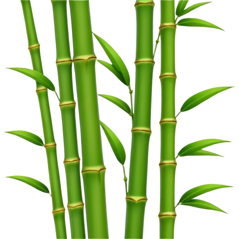 green bamboo stalks with leaves emoji
