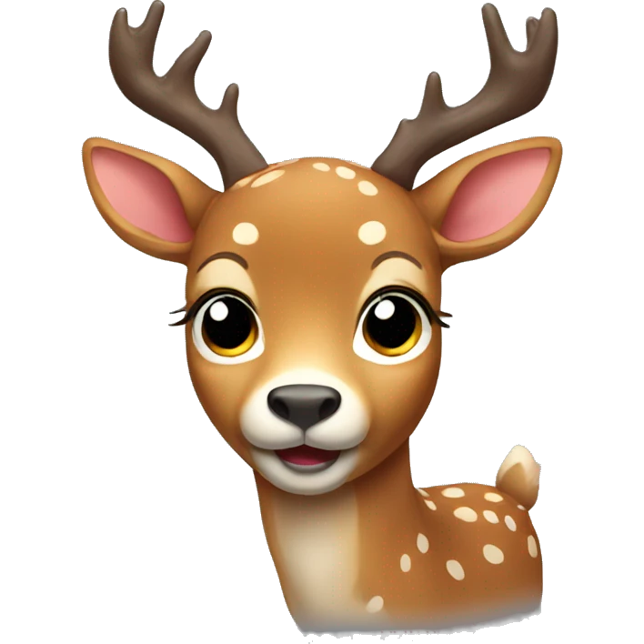 Cute deer emoji  emoji