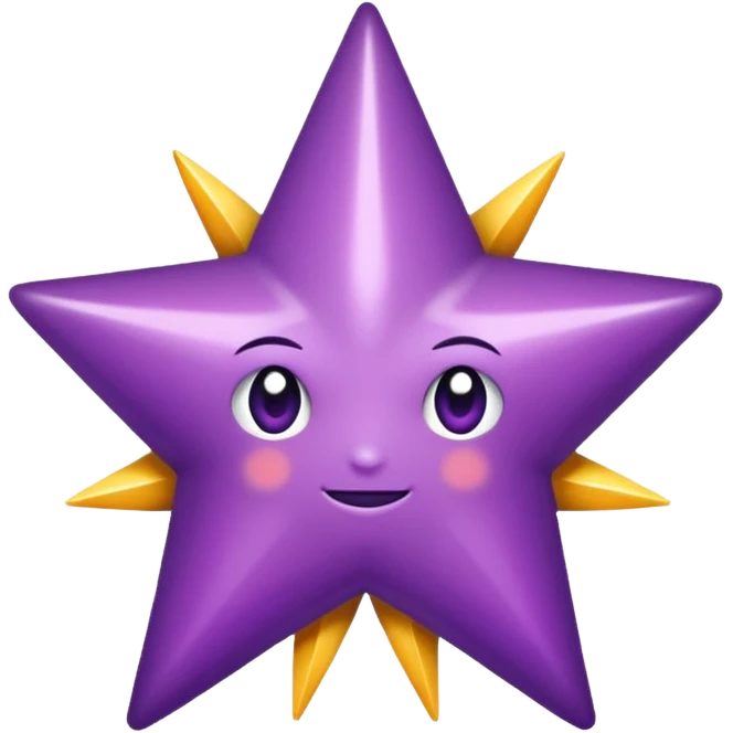 Estrella moradas emoji