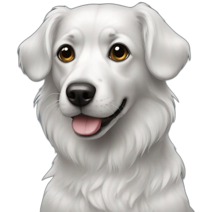 black-small-dog-angelhalo emoji