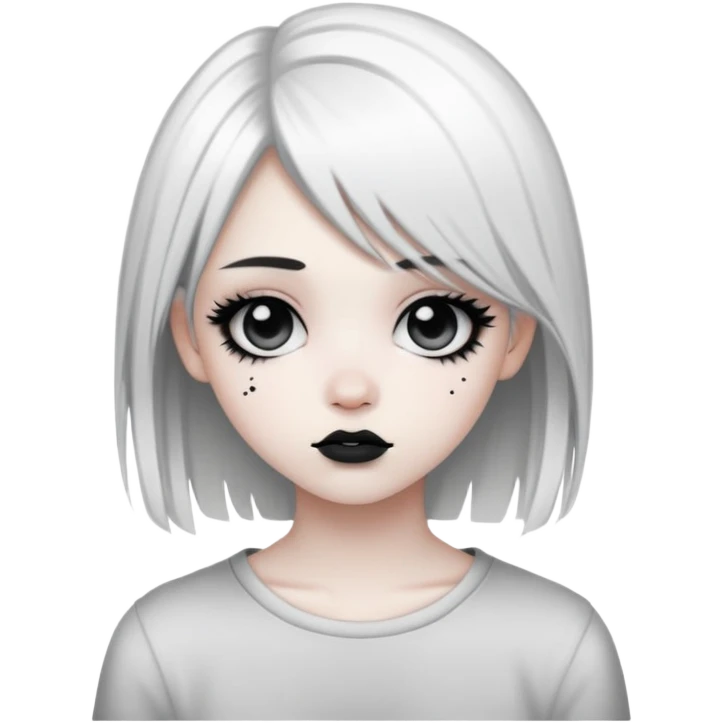 Please make some options for “cindy” including a cute black and white emo emoji