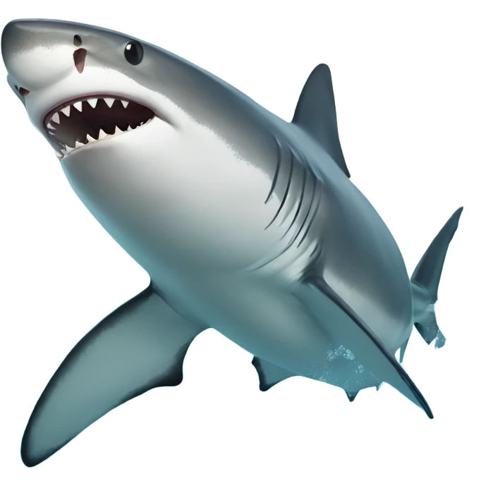Tiger shark emoji