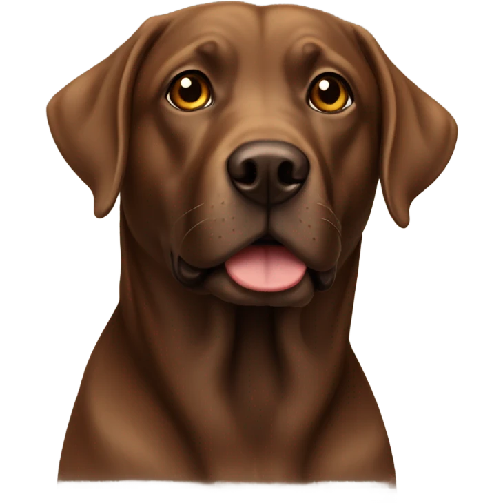 Brown lab emoji
