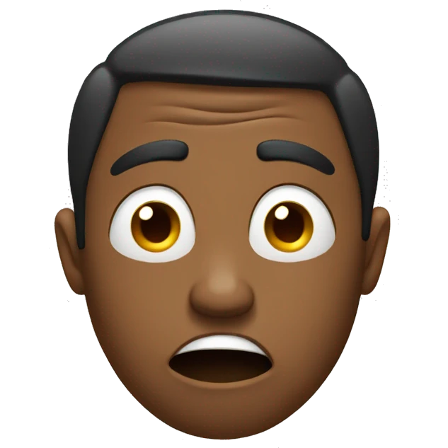 stressed anxious guy emoji